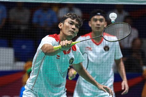 Hasil Final Bulu Tangkis Sea Games Fikri Bagas Menang Indonesia