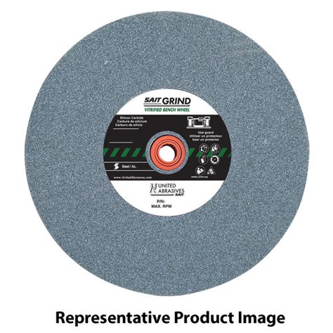 United Abrasives Sait 28140 10x1x1 14 Gc60 Green Silicon Carbide General Purpose Bench Grinding