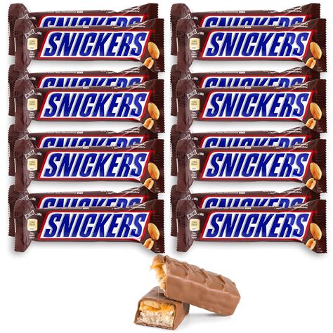 Snickers Barras De Chocolate Y Caramelo Perfecto Para Regalo De