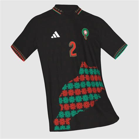 Morocco X Adidas Away Kit Concept Tournament Fifa Kit Creator Showcase