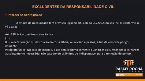 Excludentes De Responsabilidade Parte Youtube