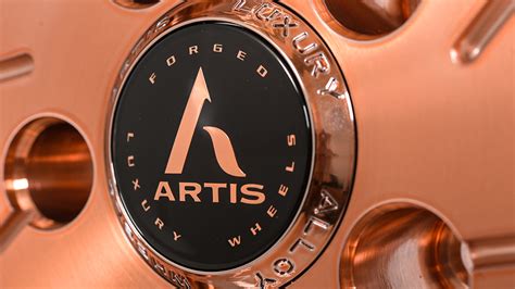 Staggered Artis Wheels Decatur Custom Rose Gold Face With Diamond