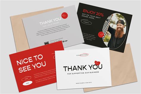 Modern Thank You Card Template Aiepspsdindd Brandpacks