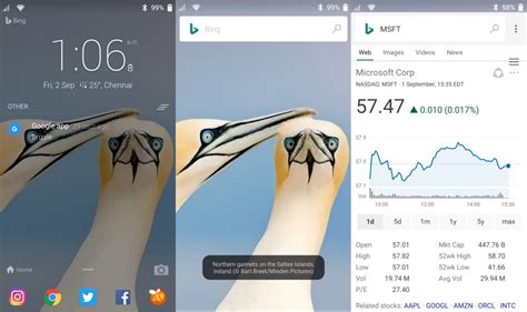 Microsoft Next Lock Screen App Update Enables Bing Search Experience On