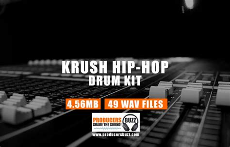 Krush Drum Kit Hip Hop Trap Drum Samples Sound Kit