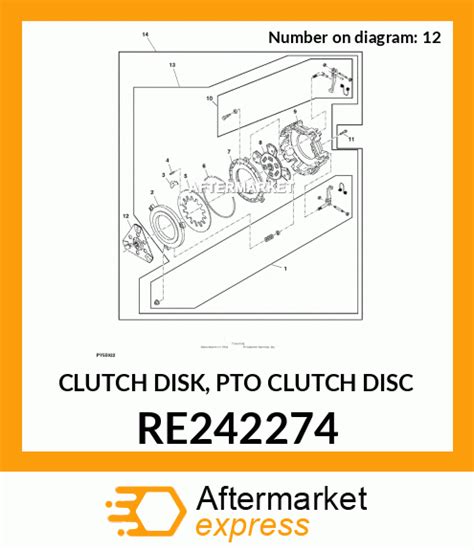 Re Clutch Disk Pto Clutch Disc Fits John Deere Price