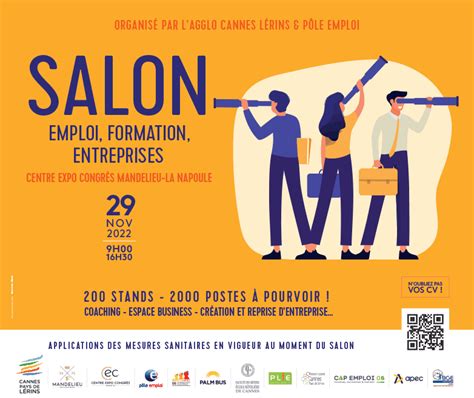 Salon Emploi Formation Entreprises le 29 novembre à Mandelieu BTP CFA