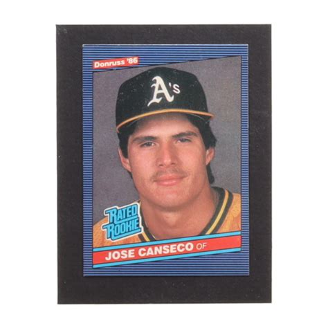 Jose Canseco 1986 Donruss 39 RC Pristine Auction