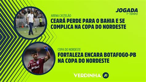 JOGADA 1º TEMPO CEARÁ PERDE PARA O BAHIA E SE COMPLICA FORTALEZA