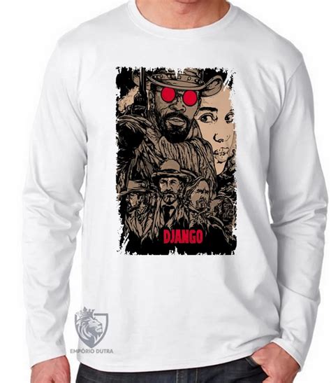 Emp Rio Dutra Camiseta Manga Longa Infantil Ou Adulto Django Livre