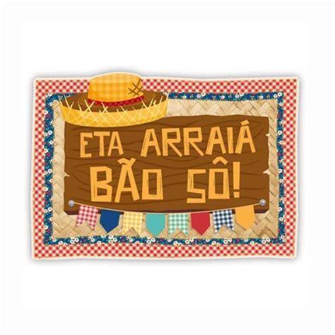 Placa Decorativa Para Festa Junina Shopee Brasil