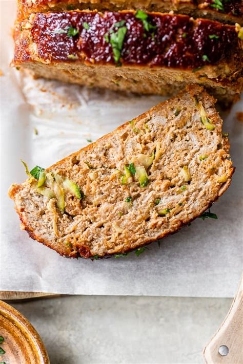 Turkey Meatloaf With Zucchini Skinnytaste Karinokada