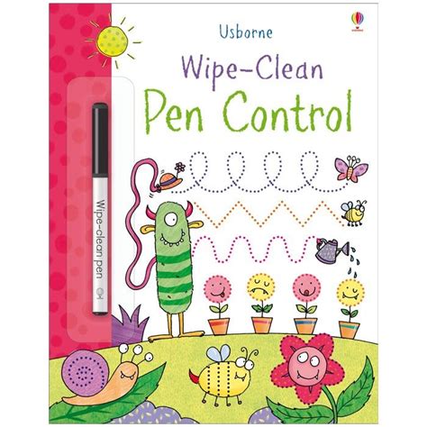 Usborne Wipe Clean Pen Control Cleaning Wipes Clean Book Usborne