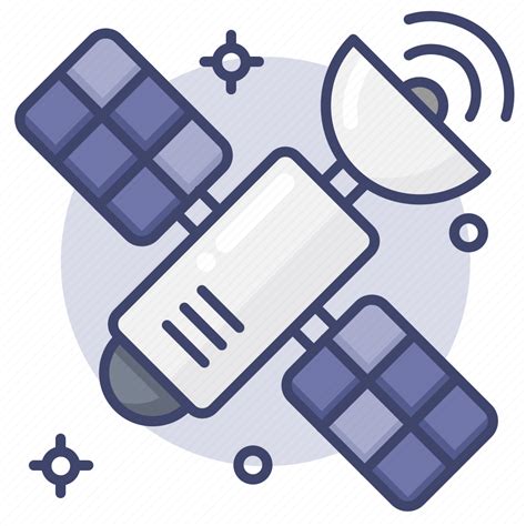 Gps Satellite Icon Download On Iconfinder On Iconfinder