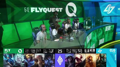 Flyquest Vs Counter Logic Gaming Lcs Summer Split W D P Cda