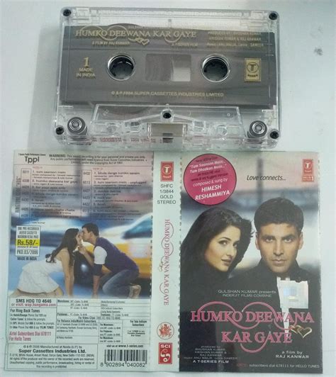 Humko Deewana Kar Gaye Hindi Film Audio Cassette - Audio Cassettes, Hindi - Mossymart