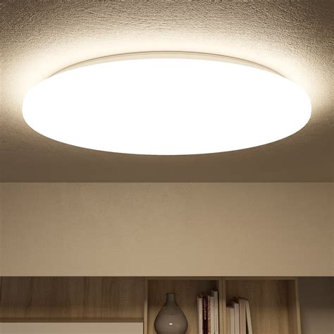 Plafoniera Moderno Moon Led Bianco D Cm Inspire Leroy Merlin