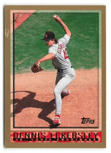 Carte Baseball Topps Dennis Eckersley St Louis Cardinals Eur