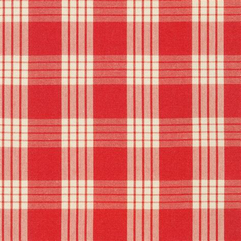 Red Palaka Plaid Fabric From Robert Kaufman