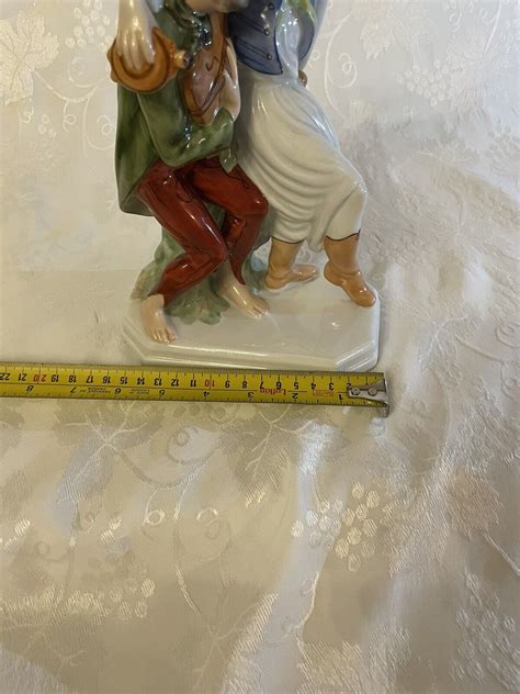 Herend Porcelain Hungary Figurine Dancing Men Musician Drunk