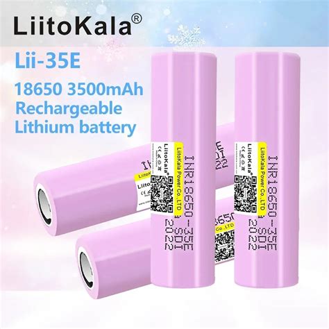 NEW LiitoKala 100 Original 18650 35E 3500mah INR1865035E 20A Discharge