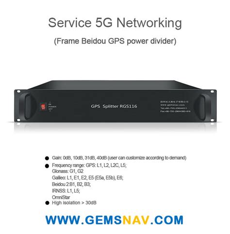 Way Rackmount Gps Active Splitter Rgs Gems Navigation