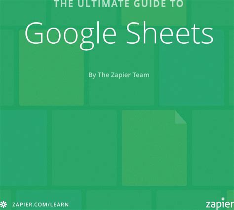 The Ultimate Guide To Google Sheets