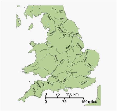 Gb4dot Rivers England - Main Rivers Of England, HD Png Download - kindpng