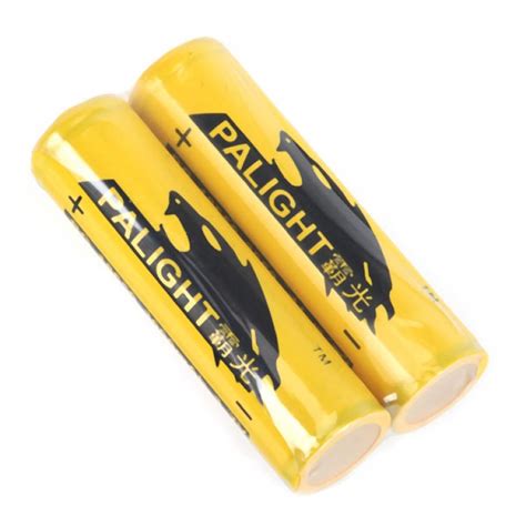 2PCS 18650 PALight Li Ion 3000mAh Rechargeable Battery 3 7V Free