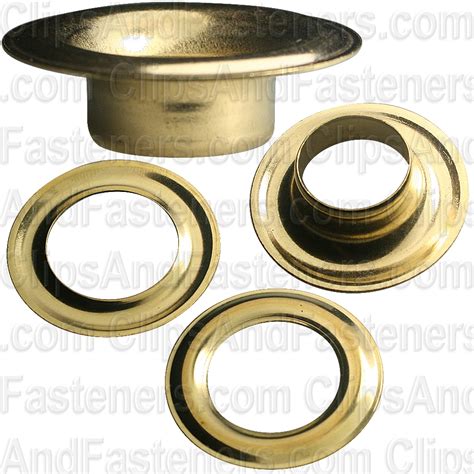 No 5 Size Grommet And Washer Brass