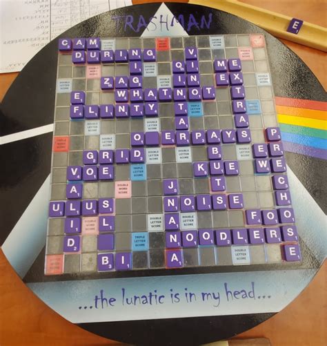 My custom Scrabble board : r/pinkfloyd