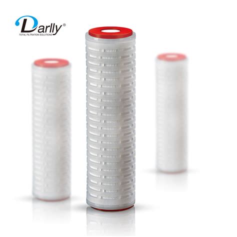 Asymmetric Pes Sterilizing Filter Cartridge 0 22 0 45 Micron With 10