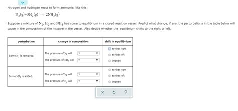 Answered Nitrogen And Hydrogen React To Form Bartleby