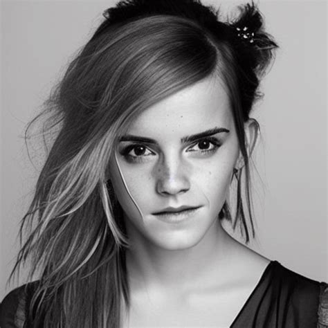 Emma Watson Langhaar Fantasy Nabel Tiefer Ausschnitt Creative Fabrica