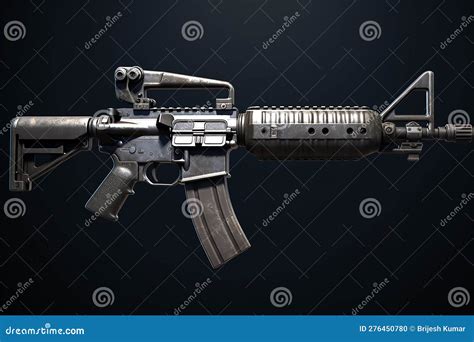 Modern Weapons for Military and War Enforcement. Stock Illustration ...