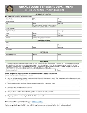 Fillable Online Personal History Statementvolunteer Probation Officer