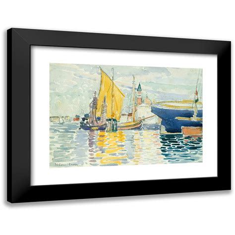 Henri Edmond Cross X Black Modern Framed Museum Art Print Titled