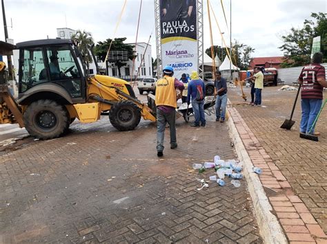 Limpeza Prefeitura Realiza Mutirão De Limpeza Após Festa Do Réveillon