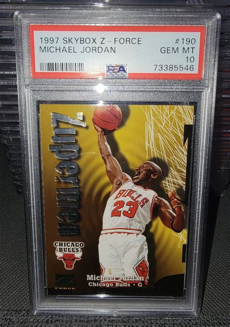 Michael Jordan Skybox Z Force Zupermen Psa Price Guide