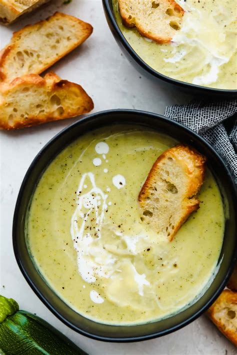 Creamy Zucchini Soup Recipe The Recipe Critic