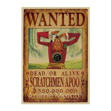 One Piece Apoo Wanted Poster