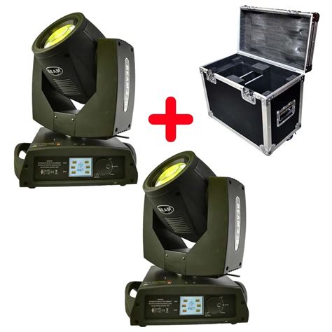 Flightcase 2 Units Sharpy Beam 230W 7R Moving Head Light With Touch