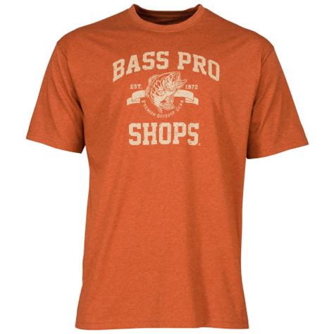 Bass Pro Shops Classic Logo Short Sleeve T Shirt For Men Cabelas