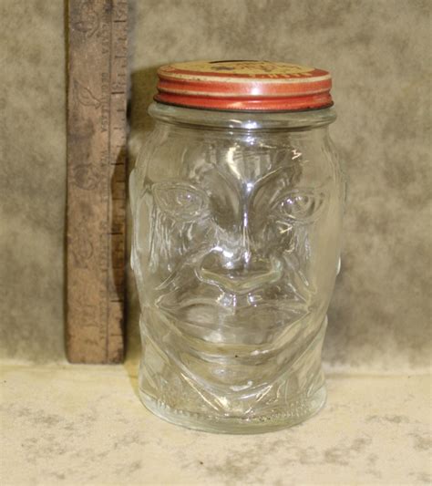 Antique Jolly Joe Bank Nash S Prepared Mustard Jar