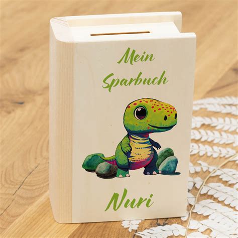 Mein Sparbuch DINO Personalisiert Meinkerzenshop De