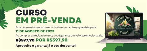 Garden Center De Sucesso Cursos Jardineiro Net