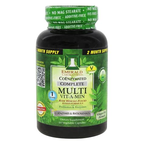 Emerald Labs Complete Multi Vit A Min 60 Vegetarian Capsules Holly