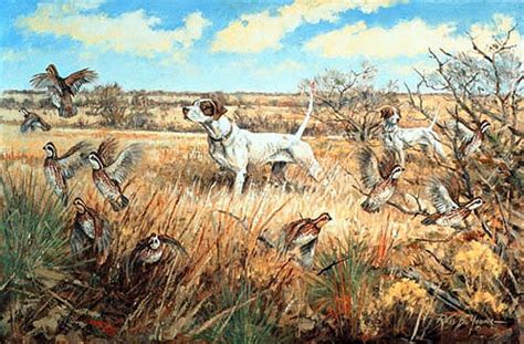 Quail Hunting Painting At PaintingValley Explore Collection Of