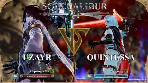 SoulCalibur VI CSpringer205 Uzayr VS Amesang Quintessa Xbox