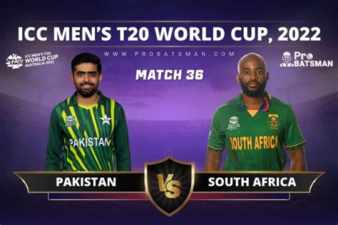 Pak Vs Sa Dream11 Prediction With Stats Pitch Report And Player Record